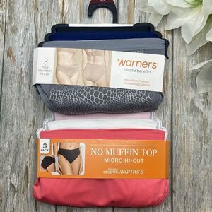 Micro Hi-Cut Panties Underwear Briefs 2, 3-packs Size S5